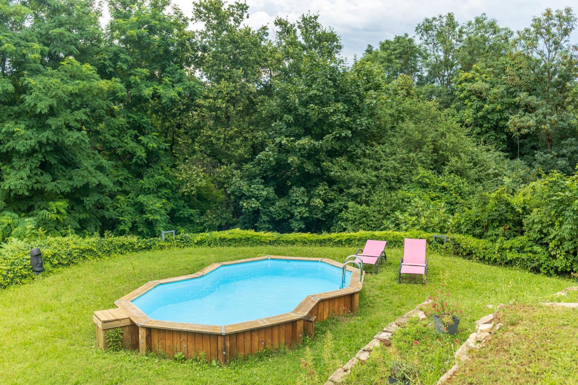 Comme Dans Un Ecrin - T2 De 50 M² Avec Jardin, Terrasse Et Piscine Apartment Vernaison Exterior photo